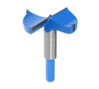 sourcing map Mèche Forstner Bois Pour Défonceuse Forets 60mm Tungstène Carbure Bois Ouvre-tarière Travail Bois Charnière Trou Forage Alésage Mèche Coupeur Bleu Gris