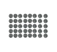 sourcing map Ménage Autocollant Surface Tapis de Protection pour Pieds de Meubles Felt Pads 15 mm Dia 40 pcs Gris