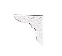 sourcing map Métal Livre Coin Protecteurs Bord Couverture Garde Ton Argent 30 x 30 x 6mm 50Pcs