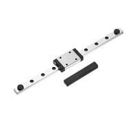 sourcing map MGN7 Rail coulissant linéaire de 150 mm avec bloc de chariot coulissant MGN7H et mini guide, guidage de mouvement linéaire pour mini gravure CNC imprimante 3D