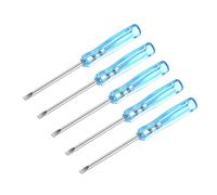 sourcing map Mini Fendue Tournevis, 2.0mm Plat Tête 65mm Longueur pour Petit Appareils électroménagers Réparation, 5 Pcs