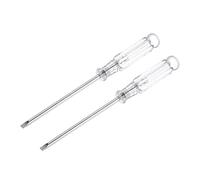 sourcing map Mini Fendue Tournevis, 3.0mm Plat Tête 115mm Longueur pour Petit Appareils électroménagers Réparation, 2 Pcs