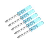 sourcing map Mini Fendue Tournevis, 3.0mm Plat Tête 45mm Longueur pour Petit Appareils électroménagers Réparation, 5 Pcs