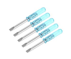 sourcing map Mini Fendue Tournevis, 3.0mm Plat Tête 45mm Longueur pour Petit Appareils électroménagers Réparation, 5 Pcs