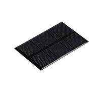 sourcing map Mini Solaire Panneau Cellule 5.5V 120mA 0.66W 84.5mm x 55.5mm pour Bricolage Électrique Alimentation Projet Paquet de 1