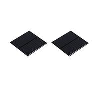 sourcing map Mini Solaire Panneau Cellule 6V 150mA 0.75W 80mm x 80mm pour Bricolage Électrique Puissance Projet Paquet de 2
