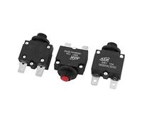 sourcing map MR1 AC 125V/250V DC 32V 10A disjoncteur protecteur de surcharge de courant 3 pièces