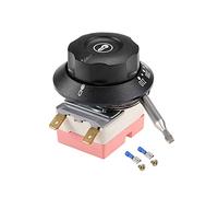 sourcing map NC 250V 16A 30-110C Contrôle Température Interrupteur Thermostat Capillaire pour Four Réfrigérateur Chauffage 0.7m avec 2 Vis&2 Bornes à Sertir