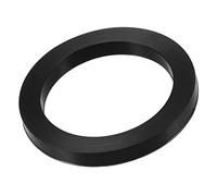sourcing map Nitrile Caoutchouc Plat Rondelle 2 Pouce DN50 Joint pour Clé Type Rapide Connecteur Noir Paquet de 10