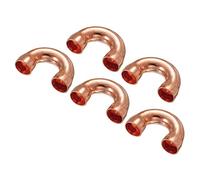 sourcing map Paquet de 5 U Forme Coude 180 Degré 10mm ID pour Plomberie | Tuyau Raccord, Cuivre, Sueur Soudure Soudure Connexion, pour HVAC, pour Réfrigération Système