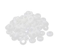 sourcing map Passe Câble Caoutchouc Passe Fil Caoutchouc Oeillet Protecteur Câble électrique Câblage Joint 6 mm Diamètre intérieur Blanc 80pcs
