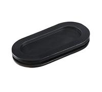 sourcing map Passe fil Caoutchouc Œillet Passe câble Caoutchouc Protection Ovale Double Face Support Dimension 55 x 25mm 6Pcs