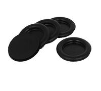 sourcing map Passe Fil Caoutchouc Oeillet Passe Câble Noir Joint Trou 30mm 5pcs