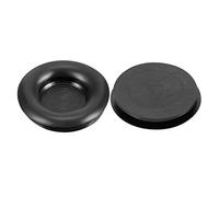 sourcing map Passe Fil Caoutchouc Oeillet Passe Câble Protecteur résistant huile fixation 16mm Dia 20Pcs Noir