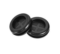 sourcing map Passe Fil Caoutchouc Oeillet Rond Double Face Support Diamètre 22mm Passe Câble Caoutchouc Protection 8pcs