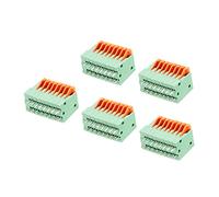 sourcing map PCB Ressort Bornier Connexion KF141V 150V 2A 2.54mm 8 Positions pour PCB Tableau Électroniques Ordinateurs Paquet de 5