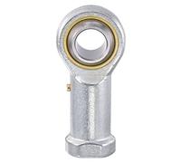 sourcing map PHS20 Embout Rotule 20mm Alésage Sphérique Palier Roulement Embout Tige Autolubrifié Joint Roulement M20x1.5 Droite Main Femelle Fil Connecteur