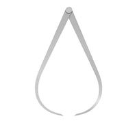 sourcing map Pied à coulisse extérieur à joint ferme 300 mm 30,5 cm en acier inoxydable 410 outil de mesure externe