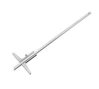 sourcing map Pied à coulisse Jauge profondeur 300mm x 0.02mm Outil mesure acier carbone