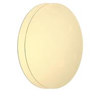 sourcing map Plaque ronde en laiton de 150 mm de diamètre, tôle de cuivre pur de 0,8 mm H62, en laiton, cuivre, tôle métallique pour artisanat, bricolage, réparations électriques