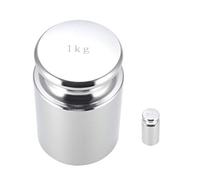 sourcing map Poids d'Étalonnage Ensemble 10g 1000g M1 Précision Gramme Chrome Plaqué Acier pour Numérique Balance