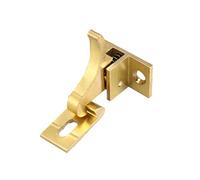 sourcing map Porte Battante Loquet 28x15mm Gate Loquet Laiton Barre Loquet Moraillon Serrure Coulissante pour Cabinet Fenêtre, Doré