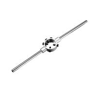 sourcing map Porte Filière Porte-clé à poignée ronde de 55 mm, pour matrice ronde métrique M24-M27 / 36 mm-55 mm