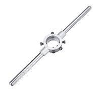 sourcing map Porte Filière Stock Matrices Poignée Clé 30mm Diamètre M10-M11 Métrique Rond Matrice Support