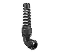 sourcing map Presse-étoupe M20 nylon 90° serre-joint 6-11mm Dia