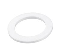 sourcing map PTFE Plat Rondelles 30mm Diamètre Externe 20mm Diamètre Interne 2mm Épais 1 Pouce Trou Bride Joint Blanc Paquet de 10