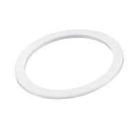 sourcing map PTFE Plat Rondelles 55mm Diamètre Externe 45mm Diamètre Interne 2mm Épais 2 Pouce Trou Bride Joint Blanc Paquet de 20