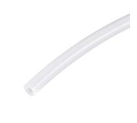 sourcing map PTFE Tube Tuyau Haute Température Tube Tuyau Isolant Multifonctionnel 6mm ID x 8mm OD x 4.92Pieds Blanc