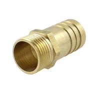 sourcing map Raccord Cannelé 3/8" PT Filetage 16mm Air Gaz Tuyau Barb Raccord Coupleur Adaptateur