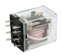 sourcing map Relais de puissance général à bobine HH52P, 8 broches, DPDT, 5 A, 240 VAC, 28 VDC, AC, 200/220 V