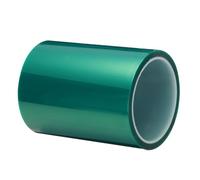 sourcing map Résine Ruban Silicone Adhésif Ruban Haute Température Résistance Facile Desquamation Polyester pour Epoxy Résine,Rivière Tables 5 pouce Large 108FT Long (Vert),Paquet de 1
