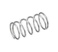 sourcing map Ressort de Compression 10pcs en Acier Inoxydable 304, 11mm OD,0.9mm Fil Dimension,9mm Comprimé Longueur,20mm Libre Longueur,11N Capacité de Chargement Argenté