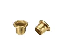 sourcing map Rivets creux, 5 mm x 5 mm trou traversant en cuivre creux œillets double face circuit imprimé PCB 200 pièces