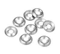 sourcing map Rondelle à Tête Fraisée 13,5x4,8x2,5mm 304 Acier Inox 150pcs | Rondelle Cuvette, Tasse Rondelle Fraisé, pour Boulon à Vis