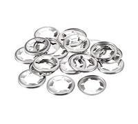 sourcing map Rondelle de Blocage M16 Rondelle de Verrouillage 15.3mm I.D. 28mm O.D. Interne Dent Pousser Vitesse Clips 304 Inox Acier 20pcs