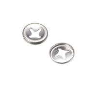 sourcing map Rondelle de Blocage M3 x 10mm Rondelle de Verrouillage Interne Dent Étoile Inox Acier Pousser verrou Rondelle V Clips Attache 100pcs