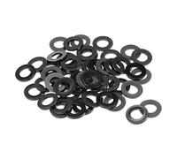 sourcing map Rondelle Plate Nylon Pour 16mm ID Vis Boulon 30mm OD 3mm épais 50PCS