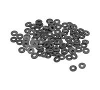 sourcing map Rondelle Plate Nylon Pour 2mm ID Vis Boulon 5mm OD 1mm épais 100Pcs