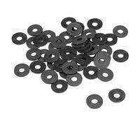 sourcing map Rondelle Plate Nylon Pour 6mm ID Vis Boulon 18mm OD 1.5mm épais 50PCS