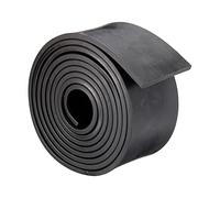 sourcing map Rouleaux de feuille de caoutchouc néoprène 5 mm x 60 mm (l) x 3 m (L), bandes en caoutchouc solide pour joints de bricolage, rembourrage d'étanchéité, réduit les vibrations