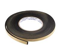 sourcing map Ruban d'étanchéité en mousse EVA auto-adhésif pour isolation de fenêtre ou porte 10 mm de large 3 mm d'épaisseur 5 m de long