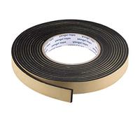 sourcing map Ruban d'étanchéité en mousse EVA auto-adhésif pour isolation de fenêtre ou porte 20 mm de large 3 mm d'épaisseur 5 m de long
