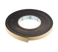 sourcing map Ruban d'étanchéité en mousse EVA de 15 mm de large, 1,5 mm d'épaisseur, 10 m de long, auto-adhésif pour isolation de fenêtre et de porte