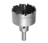sourcing map Scie Cloche Carbure Trépan Scie à Trou 50mm pour 2mm Acier Inox Feuille Métal