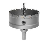 sourcing map Scie Cloche Carbure Trépan Scie à Trou 80mm Diamètre de Coupe pour 5mm Acier Inox Feuille Métal