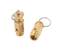 sourcing map Sécurité Valve Air Compresseur Pression Limitation Soupape 13mm Mâle Paquet 2
